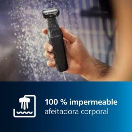 Philips BG3017 Afeitadora Recortadora Corporal Bodygroom Series 3000 Impermeable Sin Cable para Piel Sensible con 3 Peines Guía