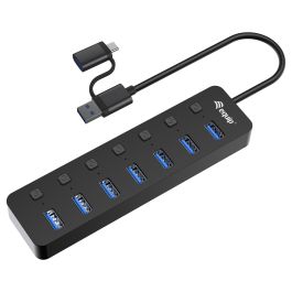 Equip Hub USB-C 3.2 Gen1 7xUSB-A Con Interruptores Adaptador USB-A y Alimentador Precio: 30.89000046. SKU: B1FDPK9TJ5