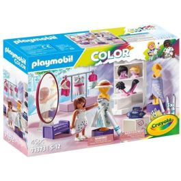 Playmobil Color Camerino - Diseña y Personaliza Ropa, Incluye Lápices y Pelucas Intercambiables, Pintura Lavable
