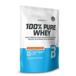 BIOTECHUSA 100% Pure Whey Caramelo Salado 454g - Proteína de Suero de Leche para Masa Muscular con Bromelina Precio: 15.7899995. SKU: B182EWCBGQ
