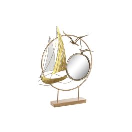 Figura Decorativa DKD Home Decor Espejo Dorado Metal Mediterráneo (53 x 9 x 67 cm) Precio: 40.49999954. SKU: S3042069