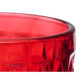 Vaso Diamante Rojo 370 ml Vidrio - Vivalto 8x12.5x8 cm (24 Unidades) Vaso Diamante Rojo 370 ml Vidrio - Vivalto 8x12.5x8 cm (24 Unidades)