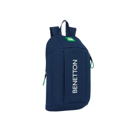 Mochila Casual Benetton Green Azul marino 22 x 39 x 10 cm