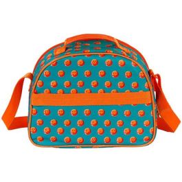 KARACTERMANIA Bolsa Portameriendas 3D Dragon Ball Z Blue con Relieve Frontal y Correa Ajustable para Niños