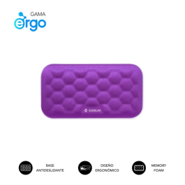 Subblim Reposamuñecas Ergo AirPadding Purpura, Soporte para Muñecas, Tecnología AirMesh 3D, Base Antideslizante, 130x80x20 mm Precio: 10.50000006. SKU: B18J2ARVZ7