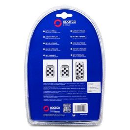 Abc SPC0406BK Pedales Racing de Aluminio y Goma Negros