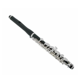 Pearl Flute Flautín Piccolo Pearl Quantz Pfp105E Cabeza y cuerpo de grenaditte, mecanismo de Mi, funda, estuche, kit limpieza