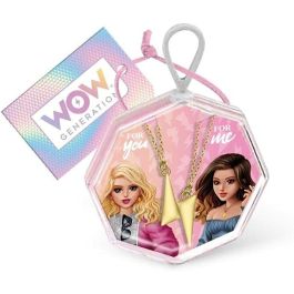 Wow Generation Pack de Collares Octogonales para Mejores Amigas, Fabricados en Metal, Edad Recomendada +3 Años