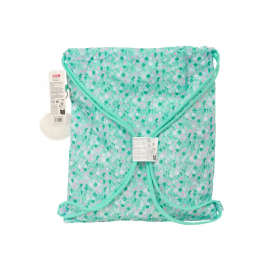 Bolsa Mochila con Cuerdas Safta Cuore Menta 35 x 40 x 1 cm