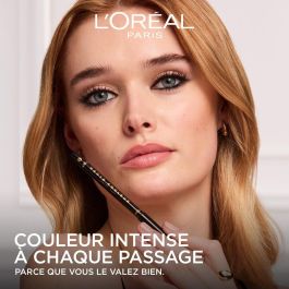 Lápiz de Ojos L'Oreal Make Up HAUTE COULEUR Negro (1 unidad)