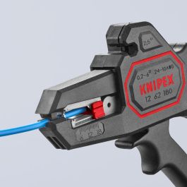 Knipex 1262180sb Alicate pelacables automático autoajustable 180x75x21mm para cables 0,2 a 6 mm² Knipex 1262180sb Alicate pelacables automático autoajustable 180x75x21mm para cables 0,2 a 6 mm²