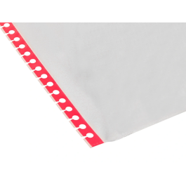 Liderpapel Recambio Funda Intercambiable DIN A4 Bordes Surtidos, 20 Fundas Extraíbles de 70 micras, Portada 700 micras, Negro, Bolsa 10 Unidades