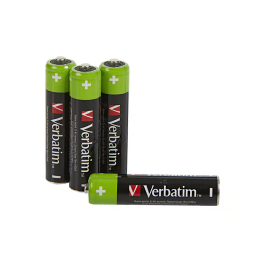 Verbatim Pilas Recargables AAA Premium HR03 950mAh 1.2V NiMH