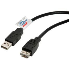 ROLINE 11.02.8947 Cable USB 2.0 de Macho a Hembra, 0.8m, Negro Precio: 7.1995. SKU: B1K5T8EKSJ