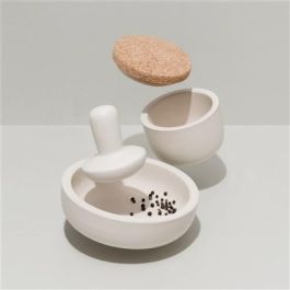 Berghoff 3950032 Mortero y Maza Pequeño con Tapa de Corcho para Conservar Aromas Berghoff 3950032 Mortero y Maza Pequeño con Tapa de Corcho para Conservar Aromas