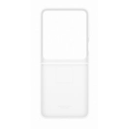 Samsung EF-PF741TWEGWW Funda de Silicona para Galaxy Z Flip7 FE Blanca Anti-huellas Fácil Aplicación
