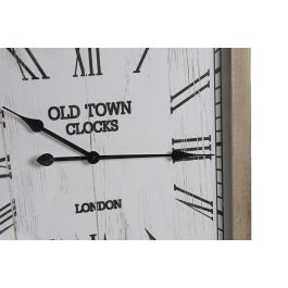 Reloj Pared Cottage DKD Home Decor Blanco Natural 4.5 x 75 x 60 cm Reloj Pared Cottage DKD Home Decor Blanco Natural 4.5 x 75 x 60 cm