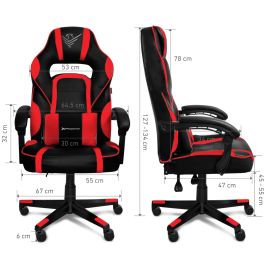 Silla Gaming Phoenix TROPHY Rojo/Negro