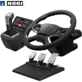 Hori Volante con caja de cambios y pedales HOR1727999673801 para PC, incluye Truck Simulator 2 y American Truck Simulator