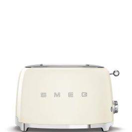 Smeg TSF01CREU Tostadora de 2 Ranuras Estilo Años 50 Color Crema Smeg TSF01CREU Tostadora de 2 Ranuras Estilo Años 50 Color Crema