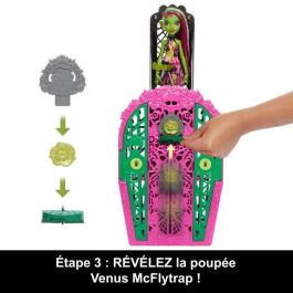 Mattel Muñeca Monster High Venus McFlytrap con Armario, Ropa y Accesorios. Juguete para Niñas de 4 Años o más.