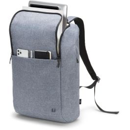 DICOTA MOTION Mochila Eco para Portátil 13-15.6" (39.6cm) Blue Denim con Compartimento para Tablet y Materiales Reciclados