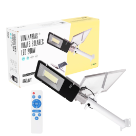 BX3 LIGHT Farola LED Solar de 200W con Control Remoto, Panel 6V y Batería 3.2V 20000mAh, Autónoma y Dimmable para Alumbrado Público Precio: 102.5838. SKU: B19HK83Z9Y