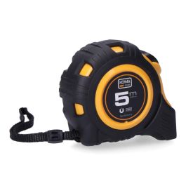 Koma Tools Flexómetro 5m x 25mm ABS Magnet, Cuerpo Anti Deslizante, Gancho Magnético, Sistema Auto Lock