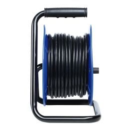 Edm Enrollacables 25 m 3G 1,5 mm² 4 Tomas con Protector Térmico