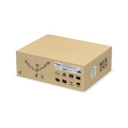 EQUIP Soporte Mesa EQ650134 para 3 Pantallas hasta 27", Peso Máx. 21 kg, VESA 75x75-100x100 mm, Negro