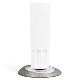 Tope Puerta Embutir Modelo Stoppino-2 Acabados Gris, Negro Y Blanco Acabado Blanco Manillas