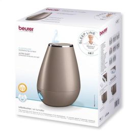 Beurer LB-37 TOFFEE Humidificador de Aire con Tecnología de Ultrasonido, Silencioso y Bajo Consumo, Apto para Aceites Aromáticos