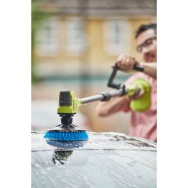Ryobi RYO4892210186751 Cepillo Motorizado Telescópico 18V Diam. 150 mm 210 rpm 1 m a 1.4 m con Cepillo Medio y Espuma