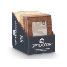 Giftdecor Portafoto Rayado 10x15 cm - Madera (MDF) y Vidrio, Colores Surtidos (24 Unidades) Giftdecor Portafoto Rayado 10x15 cm - Madera (MDF) y Vidrio, Colores Surtidos (24 Unidades)