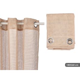 Giftdecor Cortina Beige Relieve en Tela de Poliéster, 24x5x36 cm, Cortina 140x260 cm (6 Unidades) Precio: 55.94999949. SKU: B1GM5JDYYS