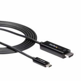 Adaptador USB C a HDMI Startech CDP2HD2MBNL Negro (2 m) Adaptador USB C a HDMI Startech CDP2HD2MBNL Negro (2 m)