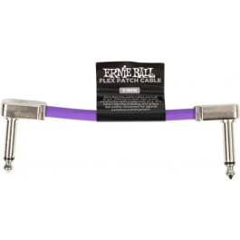 Ernieball Cable Flex Patch 3" Purple - Cable de alta calidad y flexibilidad para pedaleras, 95% de apantallado. Precio: 8.49999953. SKU: B19Q2E6XRK