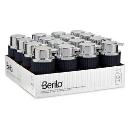 Dispensador Jabon Plastico 420Ml Antracita Berilo 7X14CM (32 Unidades) Dispensador Jabon Plastico 420Ml Antracita Berilo 7X14CM (32 Unidades)