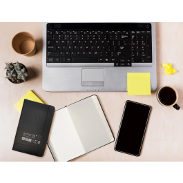 Antartik Cuaderno A6 Tapa Dura Hojas Rayas Negro 100 Hojas 80gr FSC