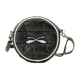 Bolso Redondo Padding H Harry Potter Negro