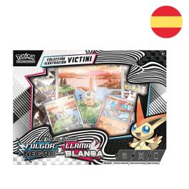 Pokemon JCC: Blister Victini Fulgor Negro y Llama Blanca, Juego de Cartas Coleccionables Pokémon Español