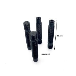 Tornillos Espárragos OMP Negro 4 uds 82 mm M14 x 1,25