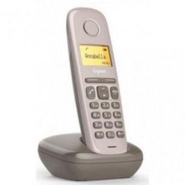 Gigaset S30852-H2802-D204 Teléfono Inalámbrico A170 Marrón con Pantalla Iluminada, Modo ECO DECT y Identificador de Llamada