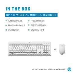 HP 230 Wireless Keyboard Black - INT HP 230 Wireless Keyboard Black - INT