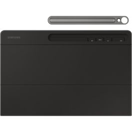 Samsung EF-DX620 Book Cover Keyboard Slim para Galaxy Tab S10 FE+ Negro QWERTZ Teclado Alemán con Soporte y Retenedor de Pluma