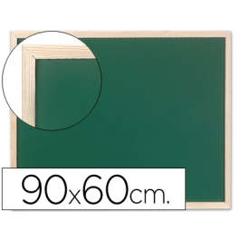 Q-connect Pizarra Verde Lacada para Tiza 90x60 cm Sin Repisa, Marco de Madera de Pino Precio: 17.5000001. SKU: B1HK9W3FSD