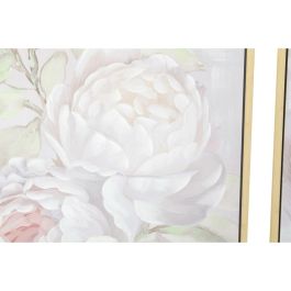 Cuadro Shabby DKD Home Decor Blanco Gris 4 x 80 x 80 cm (2 Unidades) Cuadro Shabby DKD Home Decor Blanco Gris 4 x 80 x 80 cm (2 Unidades)