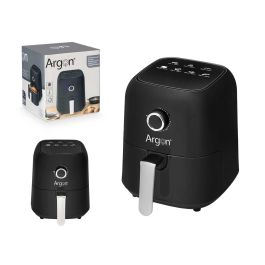 Freidora de Aire Argon Negra 2,3L 1000W, 22x27x18 cm, Metal/Plástico (2 Unidades) Precio: 63.50000019. SKU: B1EMGDZWDX