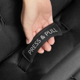 HAUCK HAU4007923148549 Cochecito Todoterreno Rapid de 3 Ruedas con Plegado Rápido con una Mano - Negro