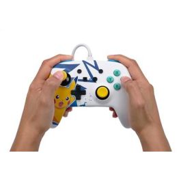Power A NSGP0041-01 Mando con Cable Mejorado para Nintendo Switch - Diseño Pikachu High Voltage, Compatible con Switch OLED y Switch Power A NSGP0041-01 Mando con Cable Mejorado para Nintendo Switch - Diseño Pikachu High Voltage, Compatible con Switch OLED y Switch